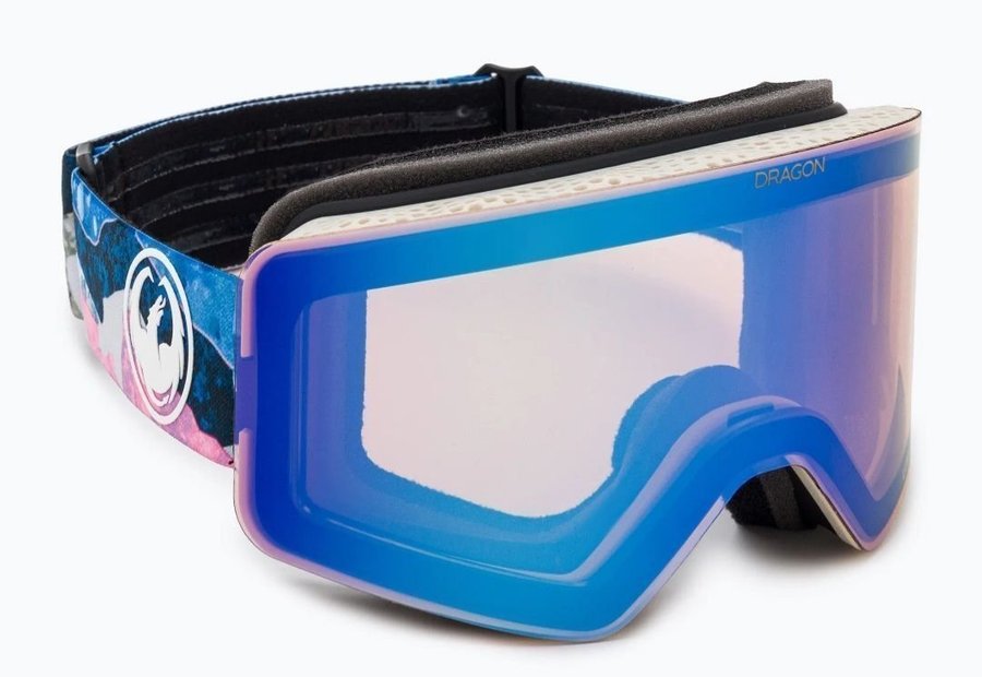 DRAGON R1 OTG goggles - FLASH BLUE + DARK SMOKE LENS