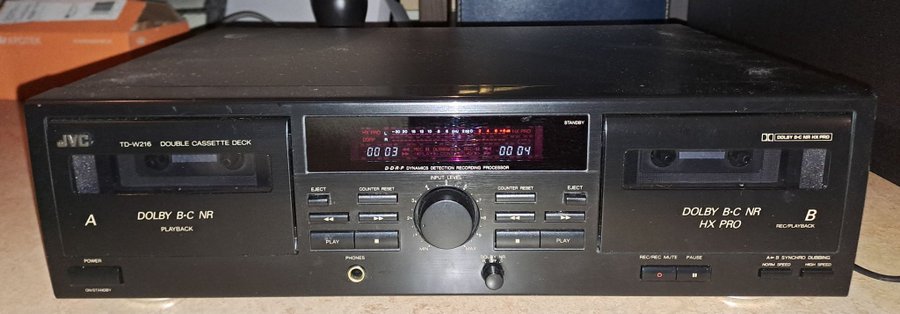 JVC TD-W216 Dubbel Kassettbandspelare