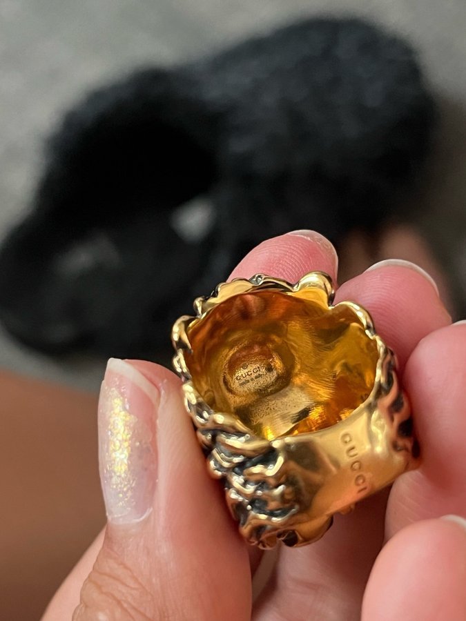 Gucci vintage ring lion