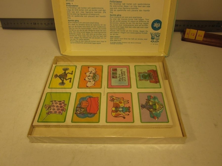 Sesam, Sesame Street Bild - Lotto, Alga 1974, NYTT och Inplastat