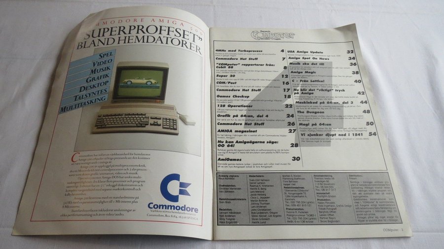 TIDNING / Oberoende COMPUTER NR 6 - 1987 - Commodore magasin