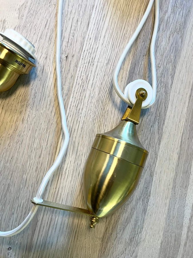 RETRO HISSLAMPA LAMPHISS LAMPA HISS LOD PORSLIN MÄSSING IKEA