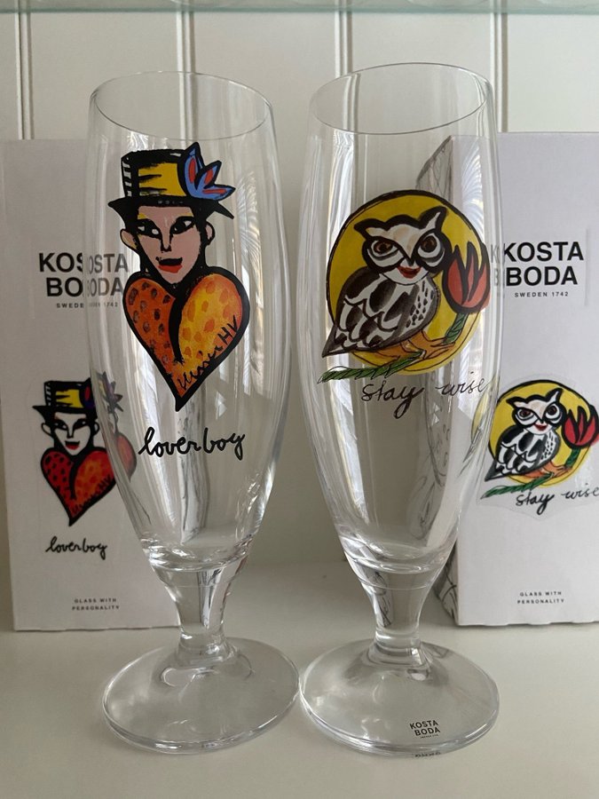 Kosta Boda ölglas, Ulrica Hydman Vallien