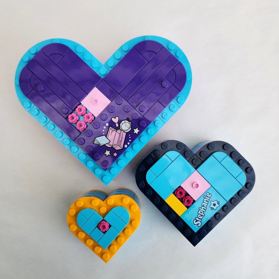 LEGO Friends Heart Boxes (Lot of 3)