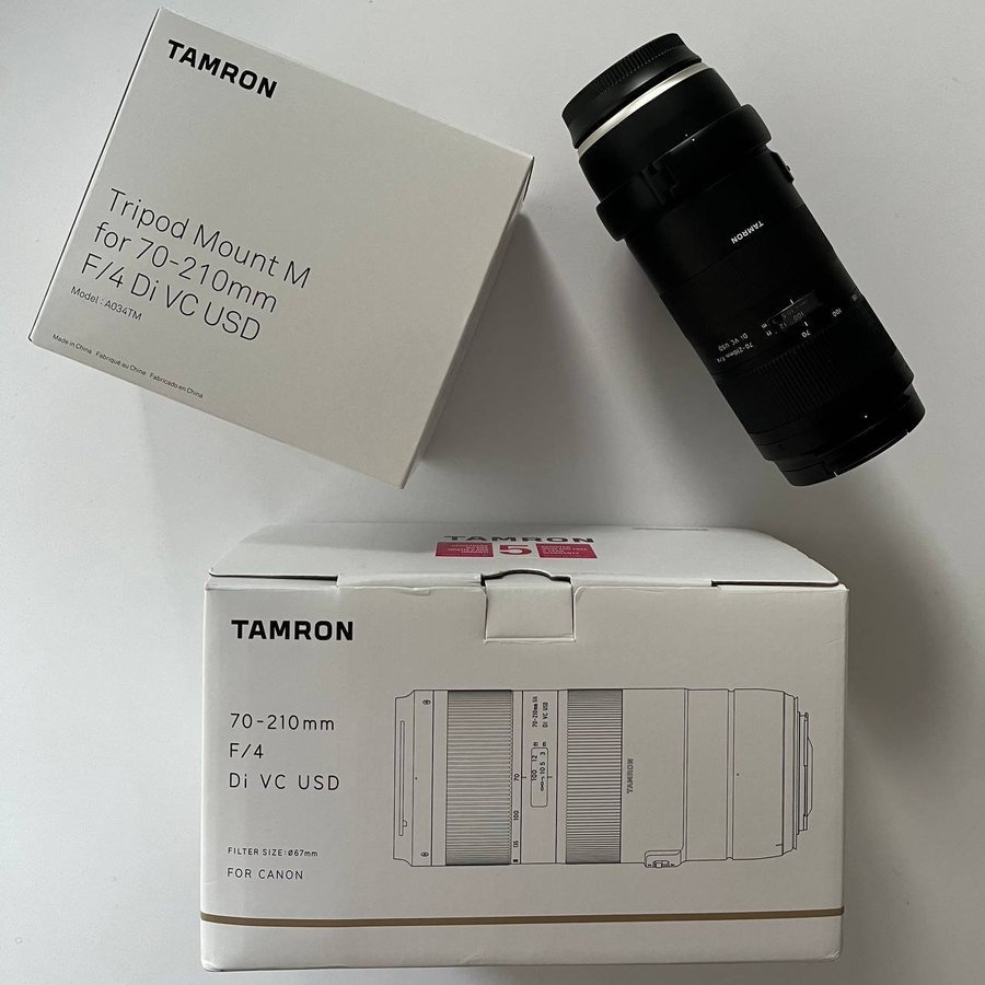 TAMRON 70-210/40 DI VC USD Canon EF + Tripod Mount