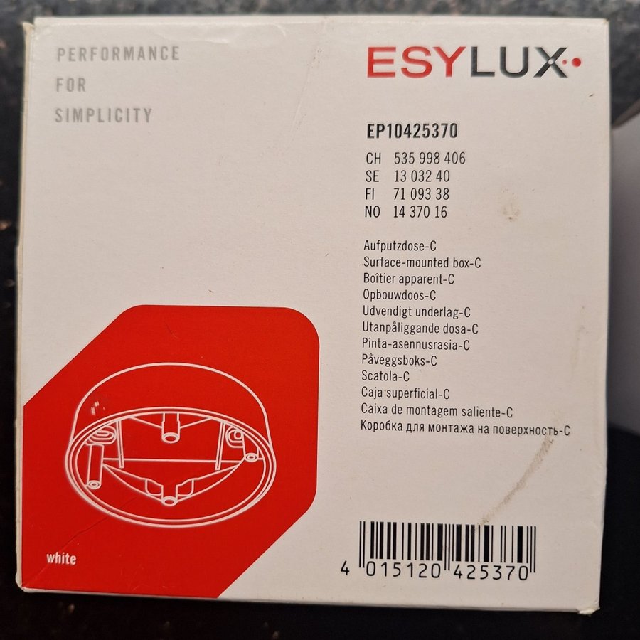 Esylux PD 360/8 Basic Rörelsesensor / Takrörelsedetektor - Oanvänt