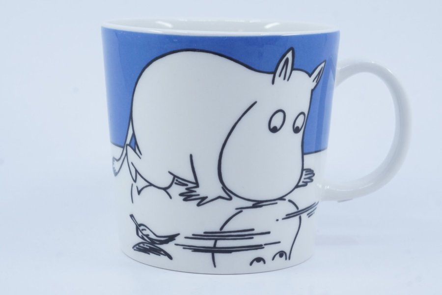 Muminmugg Mumintrollet på is / Moomin Mug Moomintroll on Ice [B]