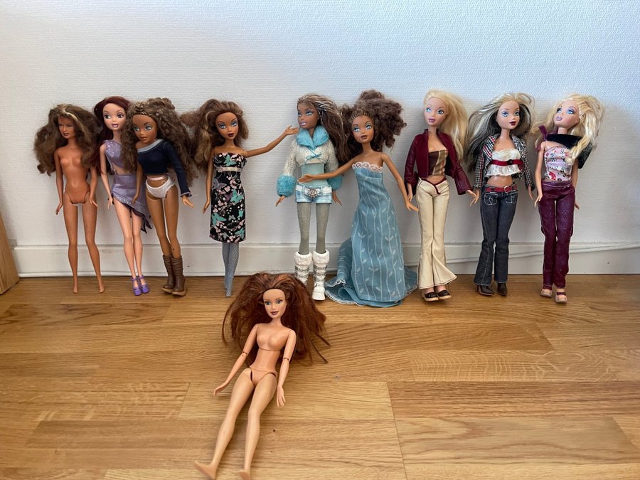 Bratz dockor enormt parti med 29 dockor och