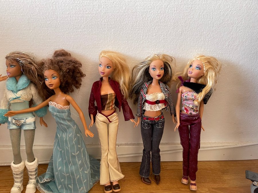 Bratz dockor enormt parti med 29 dockor och