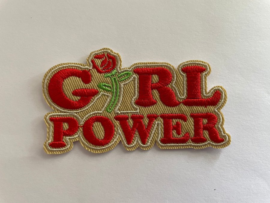 GIRL POWER TYGMÄRKE