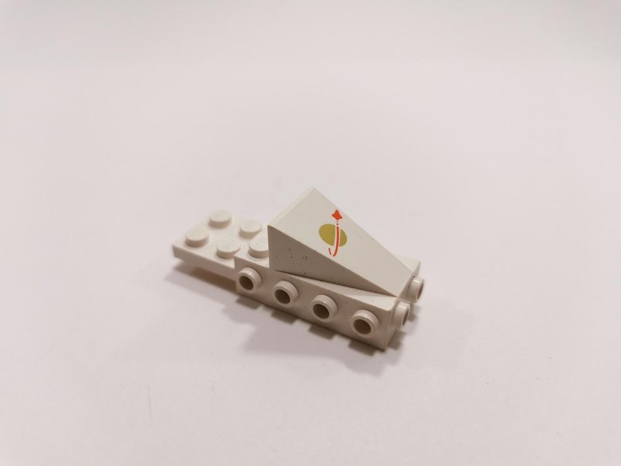 Lego - tryck - classic space - cockpit - part 2336p90 - vit