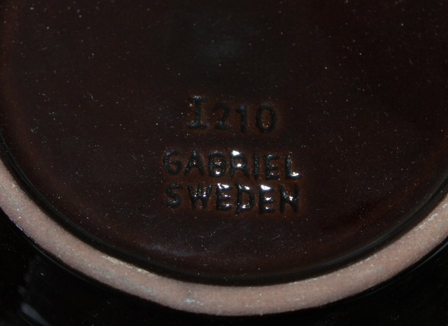 Härlig skål från Gabriel Keramik märkt I210 retro vintage 60-tal