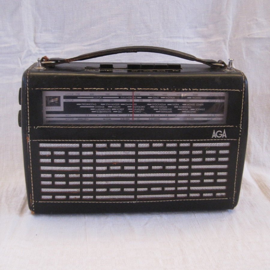 AGA TRANSISTOR 3516 AGA-radio transistorradio *retro 1960 tal vintage samlare