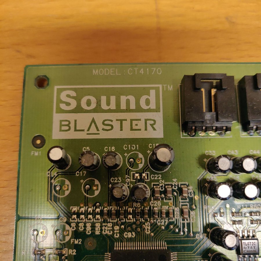 Retro/vintage ISA ljudkort - Creative Sound Blaster CT4170