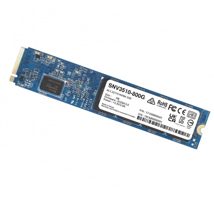 NY Äkta Synology SSD M.2 800GB Ordpris 5000kr SNV3500-800G NVMe 22110 GB