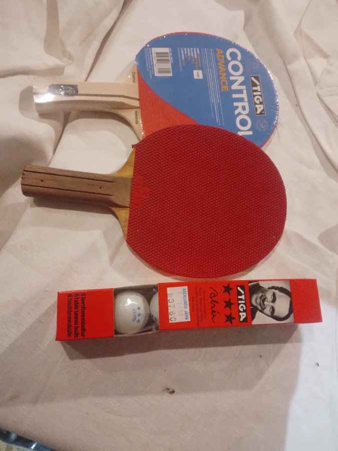 2 st. Stiga bordtennisracketar Control Advance