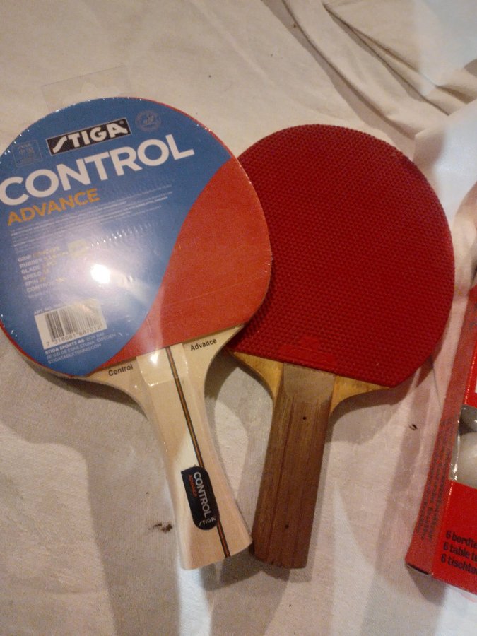 2 st. Stiga bordtennisracketar Control Advance