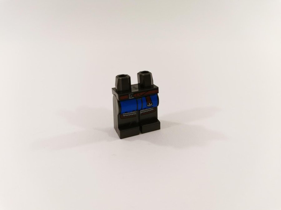 Lego - ben - hips  legs - castle - black falcon - part 970c00pb1172 - svart