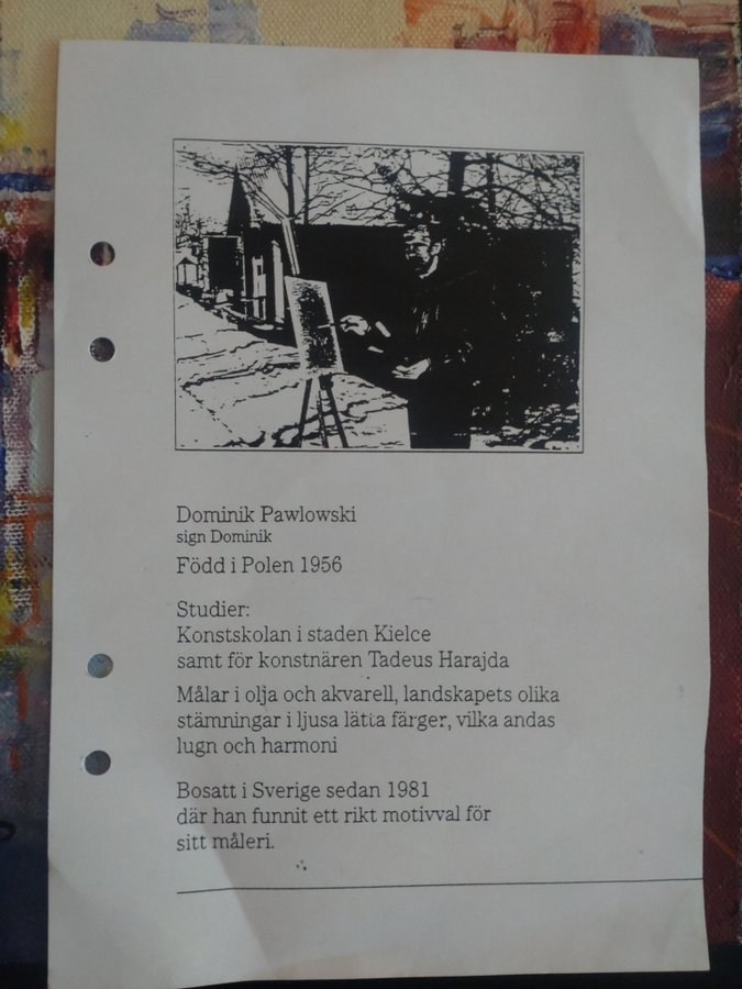 Tavla av Dominik Pawlowski