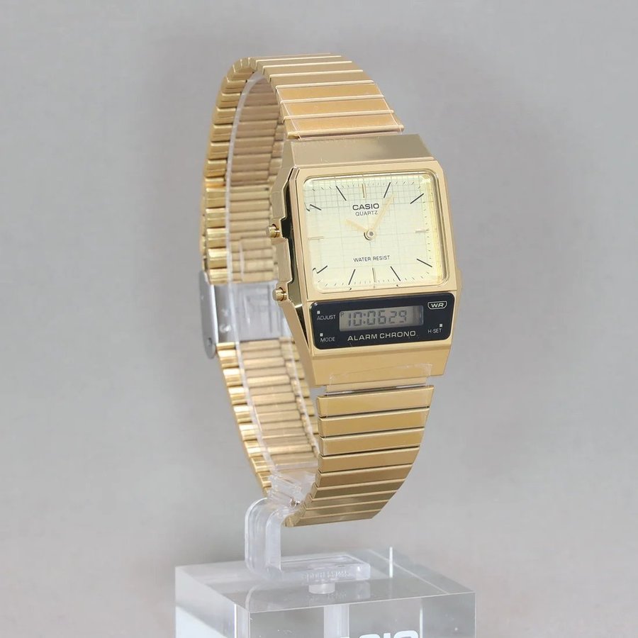 Casio AQ-800 New Retro Vintage style Dual Time watch Reproduce 1980s AQ-450