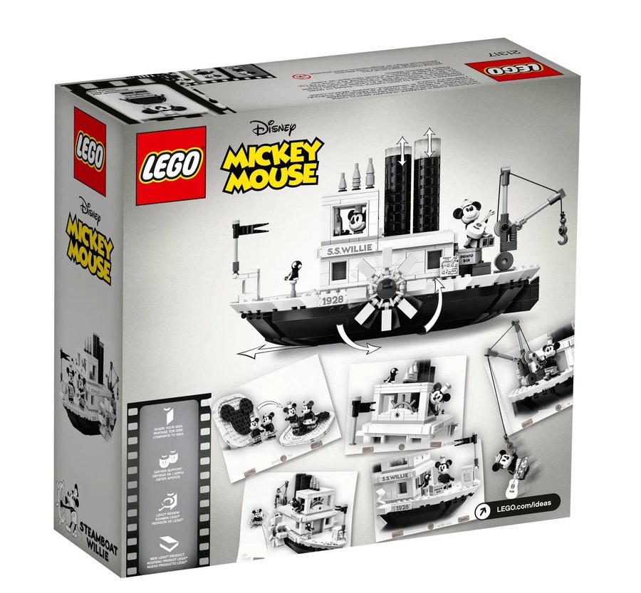 LEGO Disney Mickey Mouse Steamboat Willie 21317