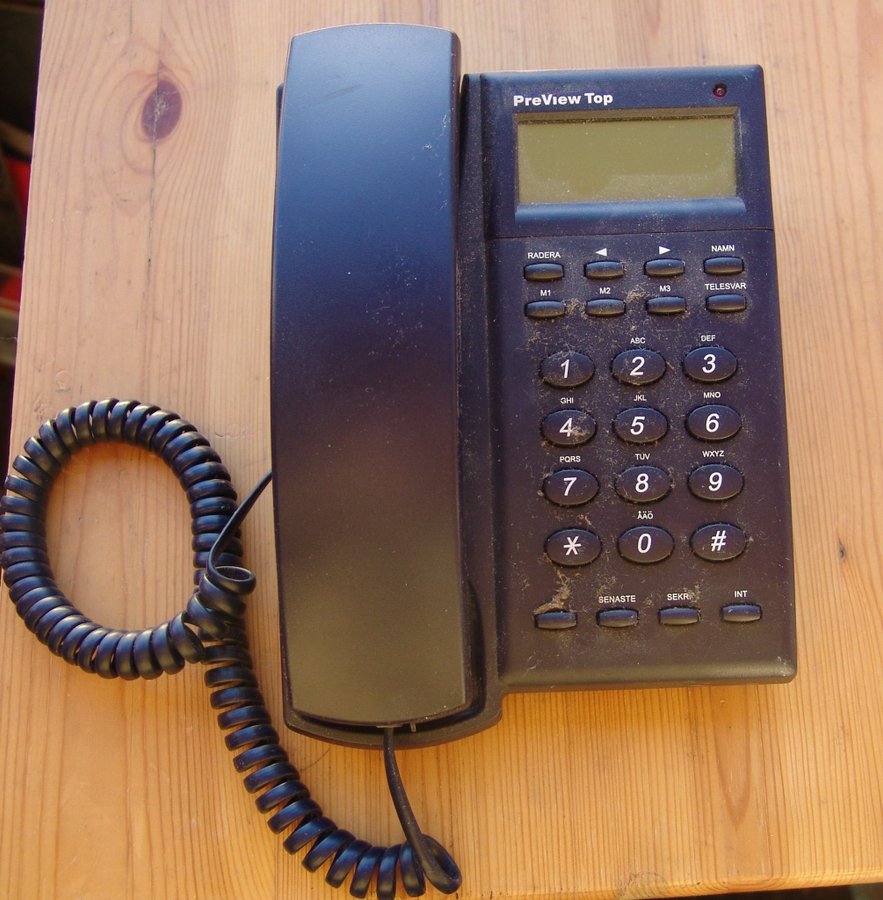 Telefon svart