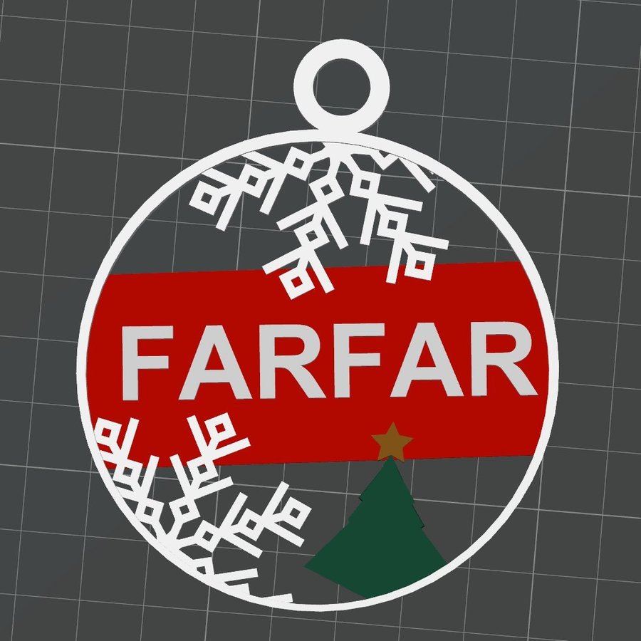 Julgranspynt Farfar