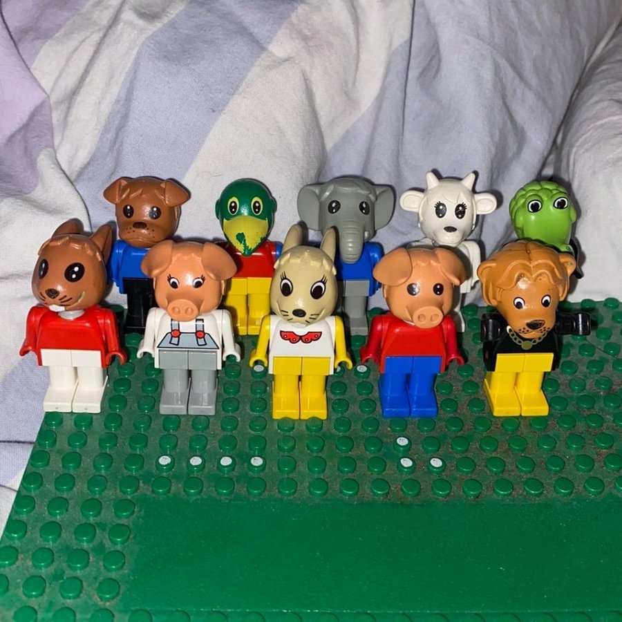 Lego fabuland vintage/retro figurer