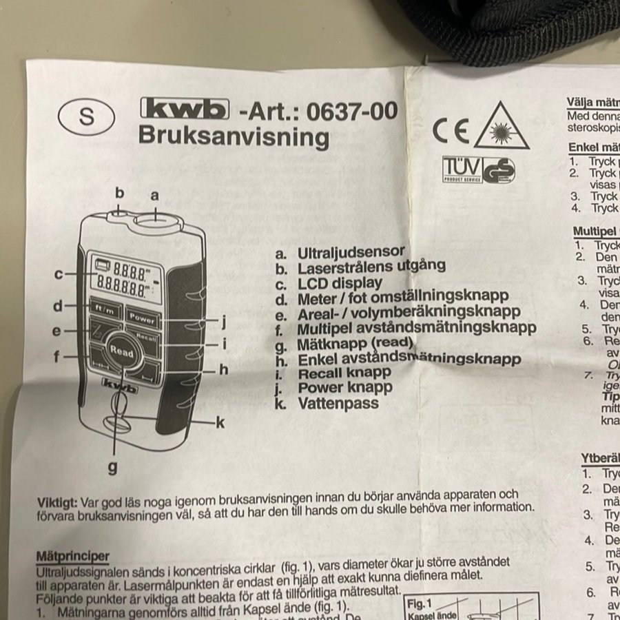 KWB Lasermätare 0637-00