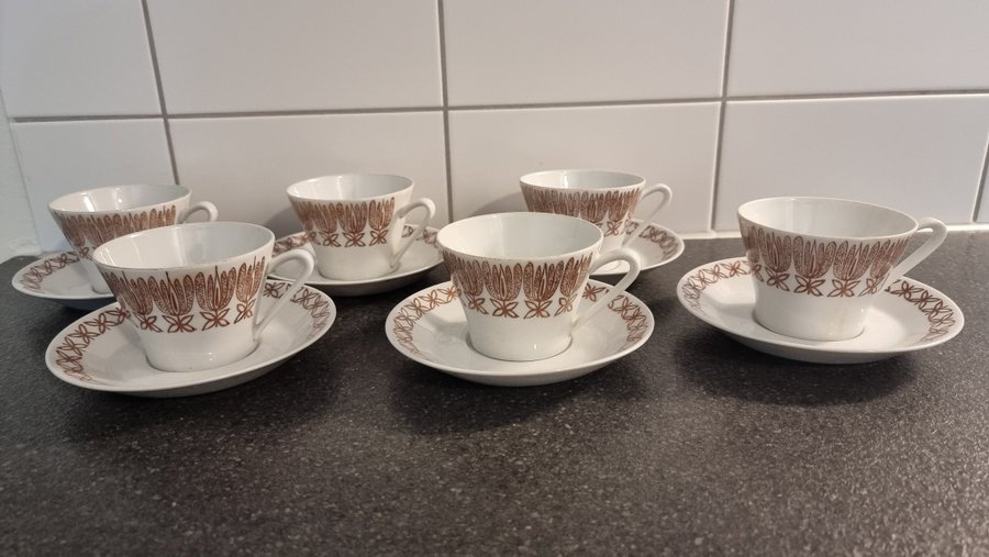 RETRO KAFFEKOPPAR UPSALA EKEBY EWEDEN KARLSKRONA