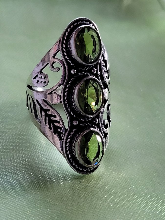 Ring med Peridot stl 1775