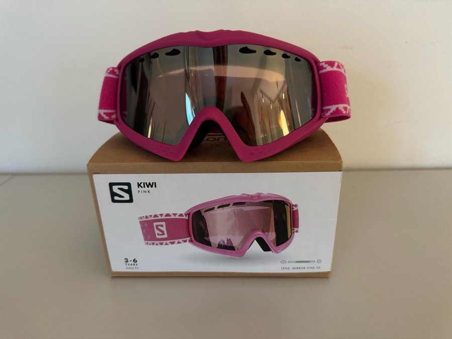 Salomon Kiwi Pink Skidglasögon 3-6 år