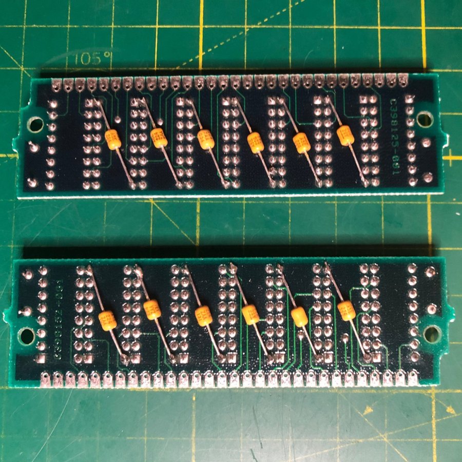 2x Atari STE 256KB SIMM RAM (512KB Totalt)