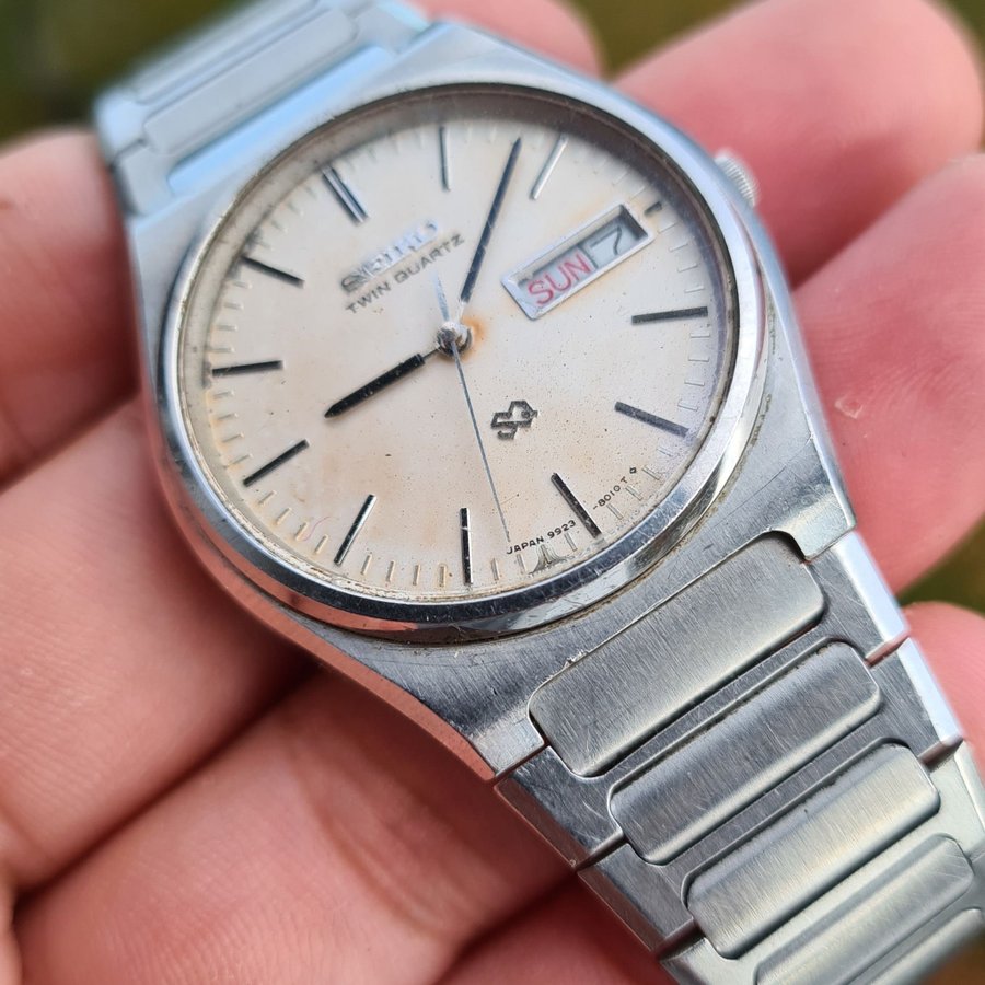 Seiko Twin Quartz Armbandsur, Kvarts