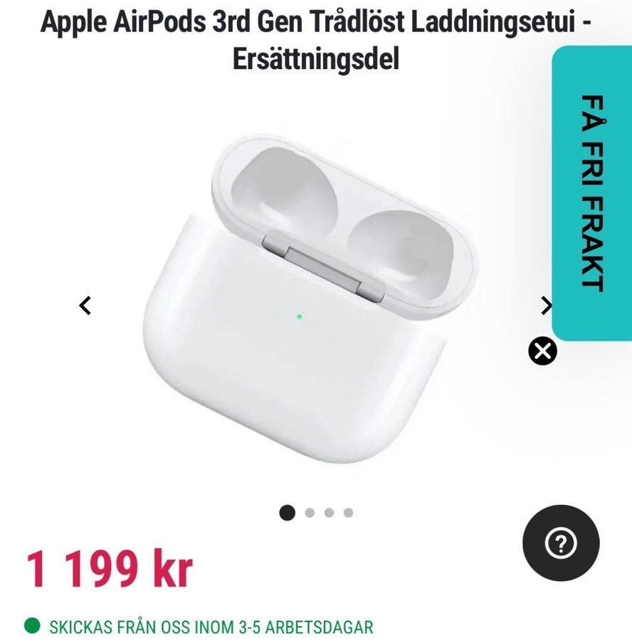 AirPods pro 3rd gen laddningsetui