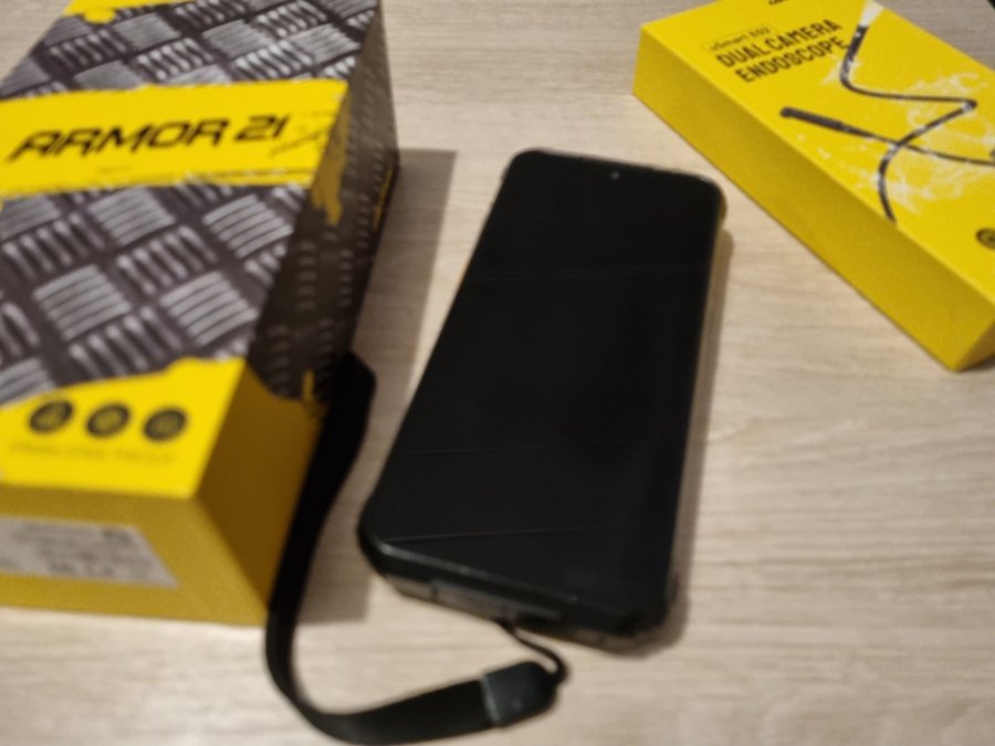 Ulefone Armor 21 med endoscope kamera, tåligmobil stort batteri