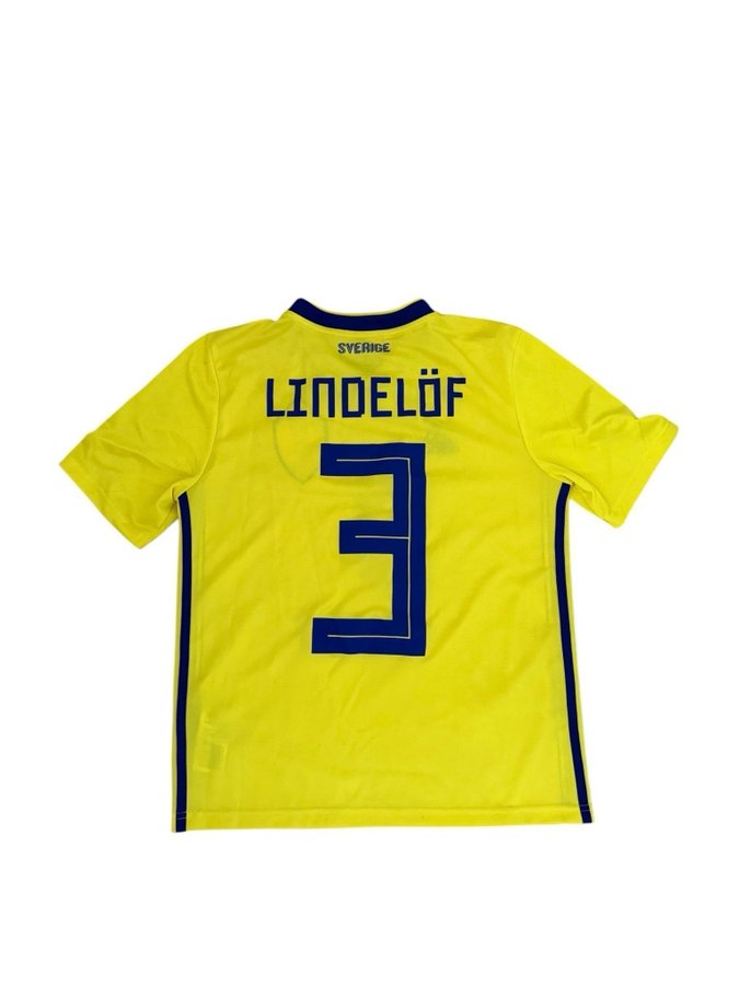 Adidas Sverige FF 2018 Lindelöf #3 (L-barn)