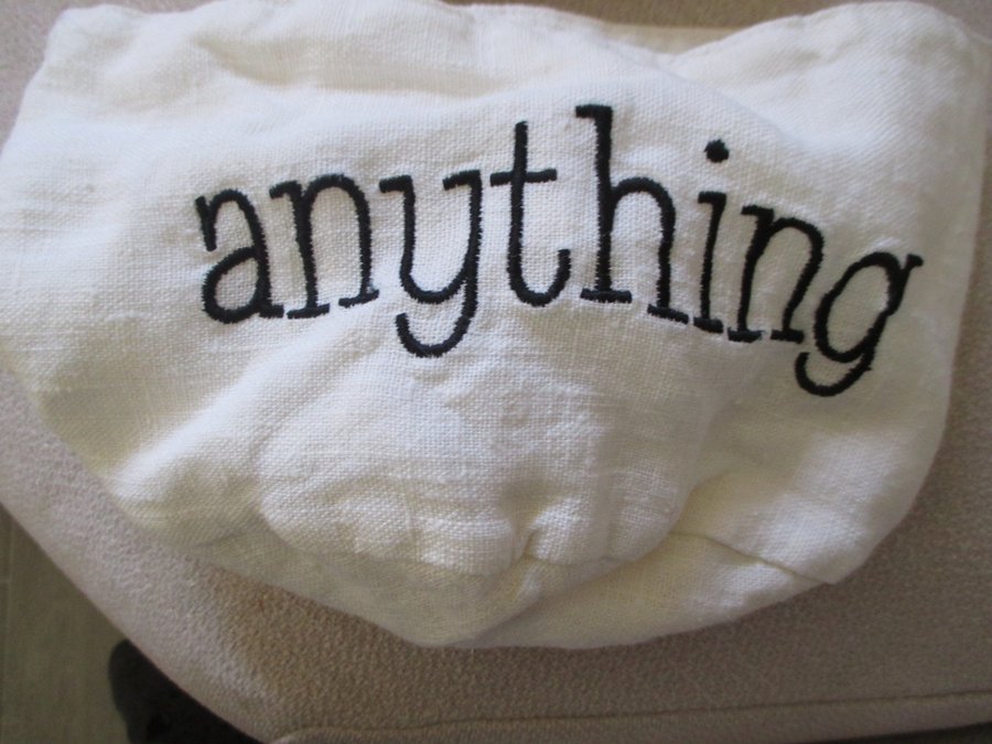 MYRA Design, 3 Förvaring, Something, Anything, Nothing, BRODERADE