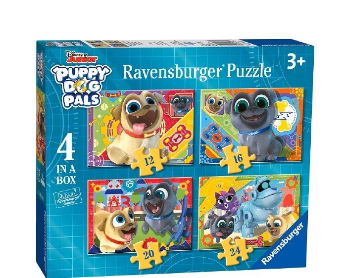 Disney Valpvänner - Puppy dog pals - pussel 4 i 1 - nytt i förp