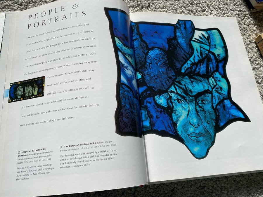 Design Sourcebook bok Stained Glass, bog Bok glasmosaik,