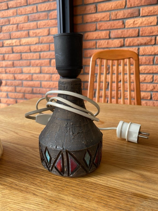 Tilgmans Keramik bordslampa Retro