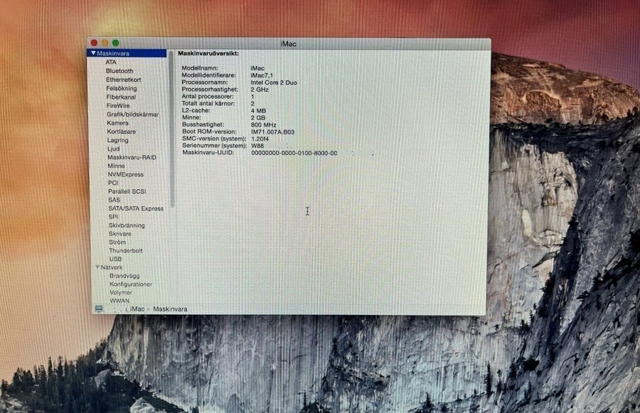 iMac 2.0 GHz Intel.