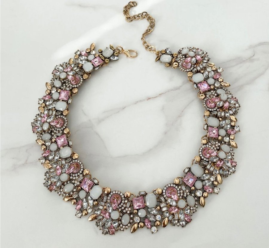 Statement halsband ROSA ZARA helt ny till fest/bal/bröllop