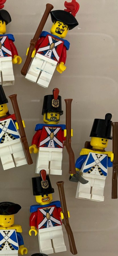 Lego Minifigurer - Soldater från pirates imperial revolution