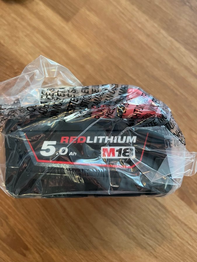 Milwaukee M18 REDLITHIUM 5.0 Ah batteri