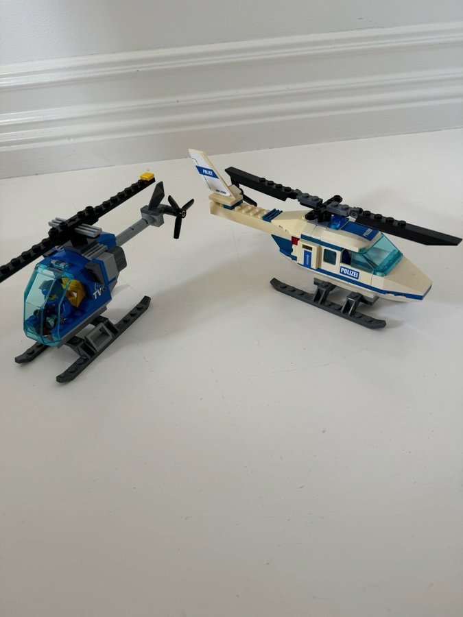 LEGO CITY fordon, Helikopter + bilar