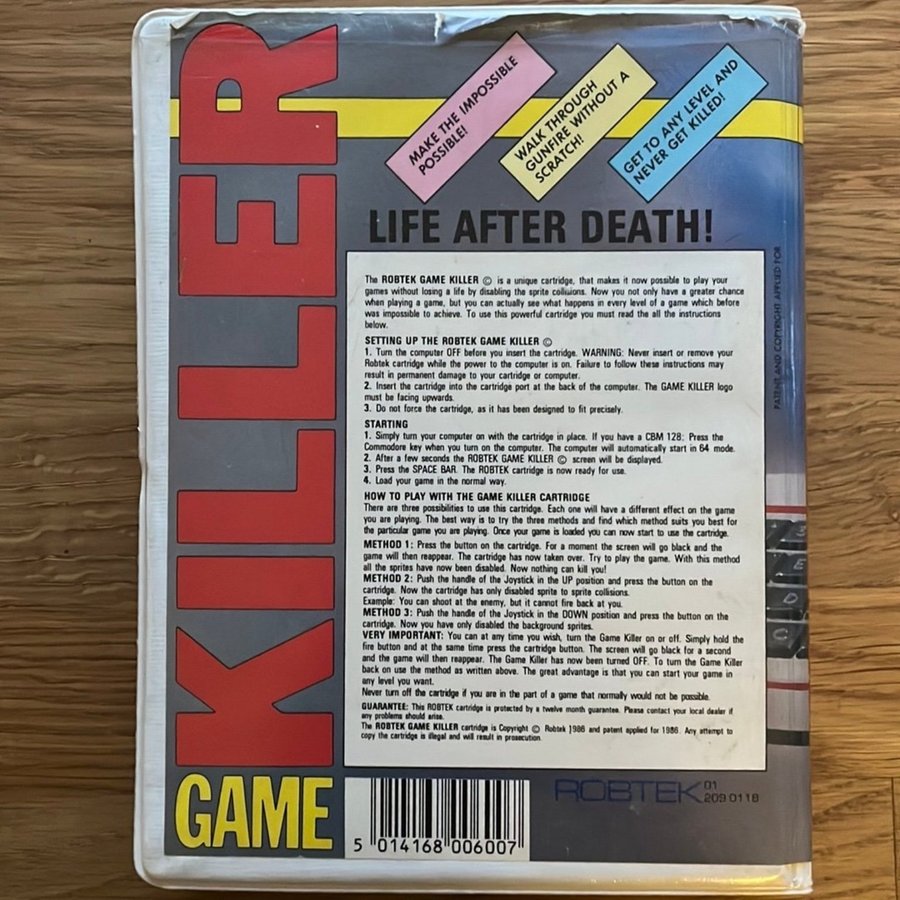 Game Killer - Commodore 64/128