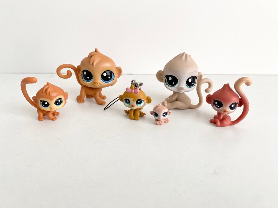 6 st. Littlest Pet Shop apor