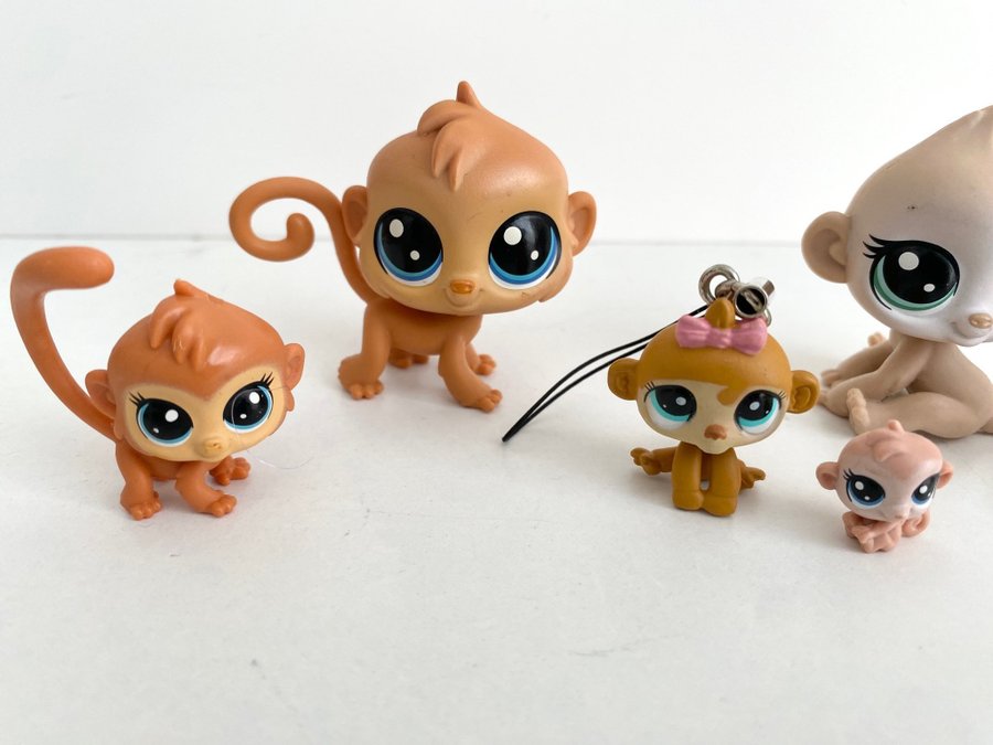 6 st. Littlest Pet Shop apor