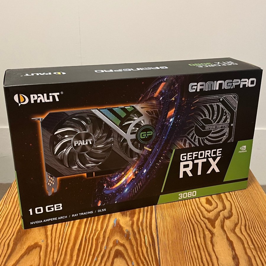 Palit GeForce RTX 3080 GamingPro 10GB i nyskick